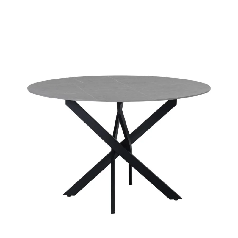 Populair Eettafel Dean 130 cm grijs
