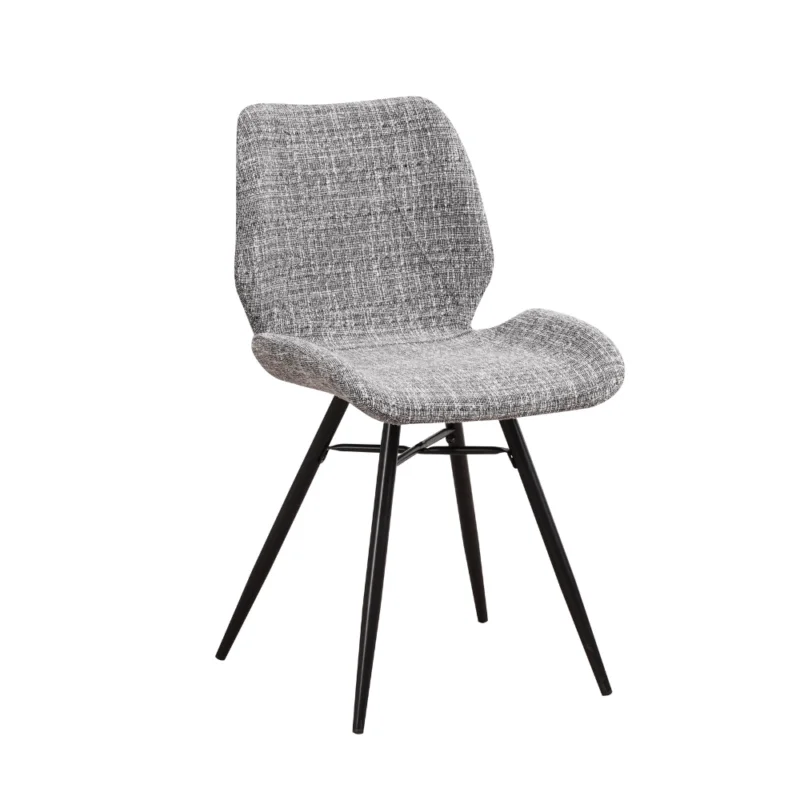Stoel Barron grijs chenille Uitverkoop