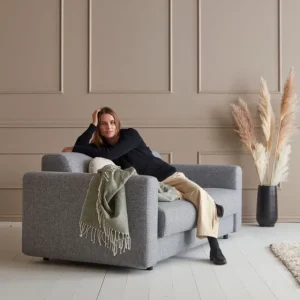 Innovation Living Killian 160 Sofa Bed (Spring Mattress) - stof 565 Betaalbaar