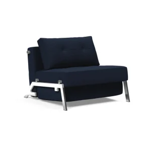 Innovation Living Cubed 90 Chrome Chair - stof 528 Alleen Vandaag