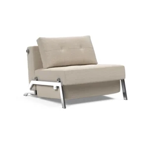 Innovation Living Cubed 90 Chrome Chair - stof 612 Finale Uitverkoop