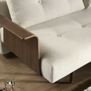 Veilige Betaling Innovation Living Recast Sofa Bed Dark Styletto With Arms - stof 860