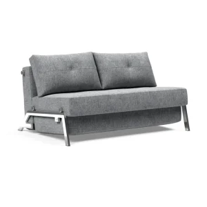 Innovation Living Cubed 140 Chrome Sofa Bed - stof 565 Betaalbaar