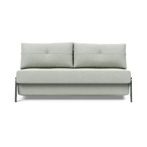 Seizoensaanbieding Innovation Living Cubed 160 Chrome Sofa Bed - stof 888