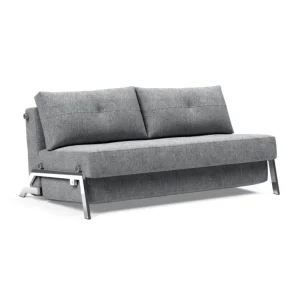 Innovation Living Cubed 160 Chrome Sofa Bed - stof 565 Alleen Vandaag