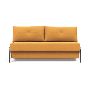 Innovation Living Cubed 160 Chrome Sofa Bed - stof 536 Premium