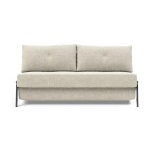 Meest Verkocht Innovation Living Cubed 160 Chrome Sofa Bed - stof 357