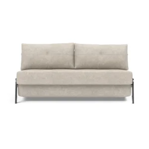 Innovation Living Cubed 160 Chrome Sofa Bed - stof 280 Weekendaanbieding