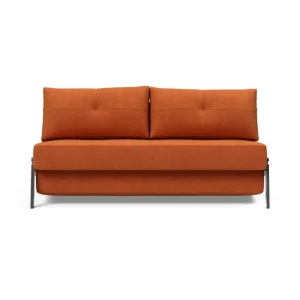 Innovation Living Cubed 160 Chrome Sofa Bed - stof 412 Seizoensaanbieding