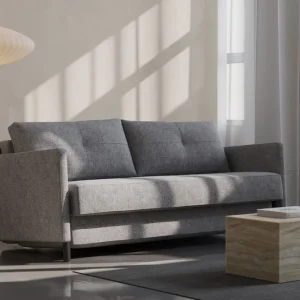 Innovation Living Cubed 160 Sofa Bed With Arms - stof 565 Hoge Kwaliteit