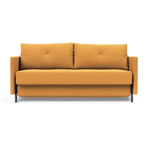 Populair Innovation Living Cubed 160 Sofa Bed With Arms - stof 536