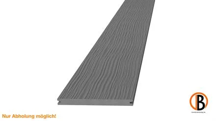 megawood PREMIUM PLUS Jumbo schiefergrau 21x242x4800 Barfußdiele massiv Exclusieve Aanbieding