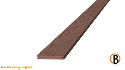 Merkproduct megawood PREMIUM PLUS Jumbo lavabraun 21x242x4200 Barfußdiele massiv