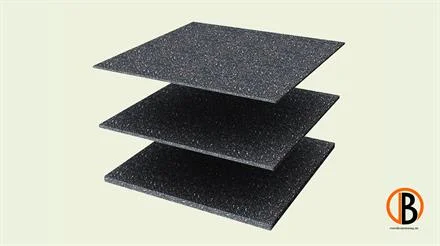 Megawood Fix Step System Gummipad 3 mm 30 x 30 cm Premium