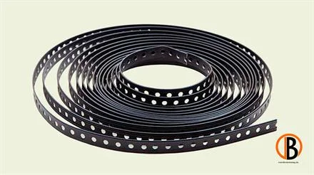 Nieuw Megawood Fix Step Rispenband 10 m Rolle schwarz