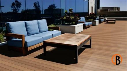 Bangkirai Prime KD Sichtseite genutet 2,45m Terrassendiele 25 x 145 mm Direct Verzonden