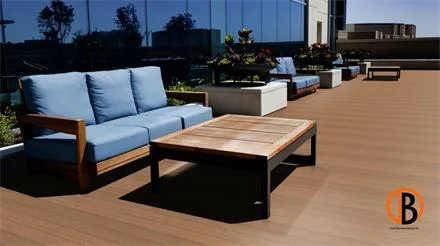 Bangkirai Prime KD Sichtseite gerillt 4,88m Terrassendiele 25 x 145 mm Korting