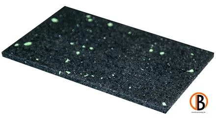 Hoge Kwaliteit Gummigranulat Pad 3 mm ca. 60 x 90 mm 50 St./Pack