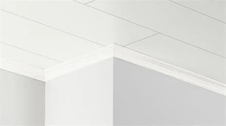Populair PARADOR Dekor-Deckenleiste HKL Pinie Weiss Dekor