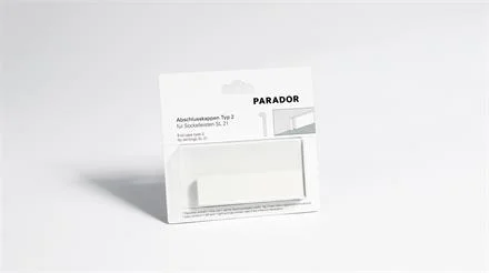 PARADOR Abschlusskappen Typ2 SL 21 Typ2 SL 21 Weiss, 2 St./Pack Gereduceerde Prijs