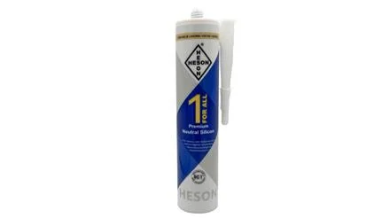 Uitverkoop HESON 1 for all, Premium Silikon neutral, 310 ml Farbton Juragelb/ Ahorn/ Esche
