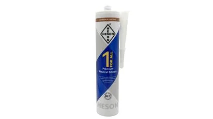 Merkproduct HESON 1 for all, Premium Silikon neutral, 310 ml Farbton Lehmbraun/ Kastanie