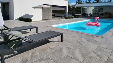 Terrassenfliesen ETNA DARK GREY 80 x 40 x 2 cm Tijdelijk Beschikbaar