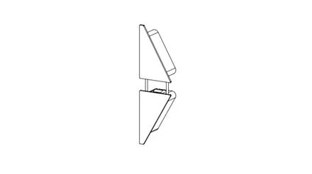 Speciale Aanbieding Minileiste Endcaps SLED16X5, Weiß RAL 9016 Kunststoff, Zubehör, 16x56x11mm, EC-SLED