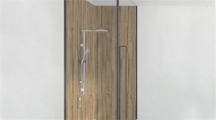 Weekendaanbieding WALL it Sofi Holzstruktur 255 x 100 x 0,3 cm stark
