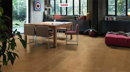 Uitverkoop HARO PARKETT 4000 TC LA Plaza 4V Eiche Markant str. naturaLin plus