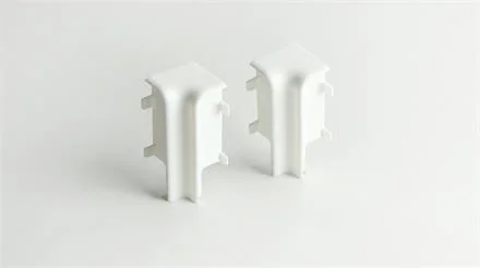 Innenecke für MDF Sockelleiste weiß 16x58mm 2 Stück/Pack Gratis Retour