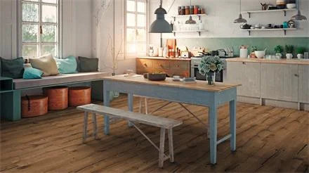 Must-Have Thede&Witte Eiche Old Fashion geölt gealtert antike markanter Bürstung und schwarz Längsrissen