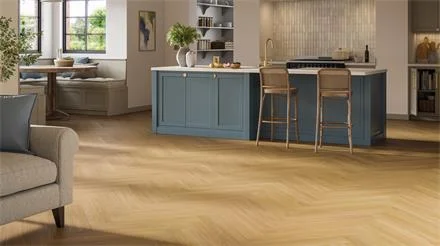 Rechtstreeks Van De Fabrikant Parador Vinyl SPC Trendtime 3 Eiche Oxford karamellbraun Seidematte Strukur Minifase
