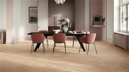 PARADOR Parkett Trendtime 10 Chevron Natur Eiche geweißt matt lack Minifase Chevron-Stab Exclusieve Aanbieding