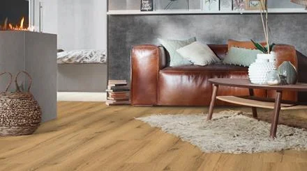 Seizoensaanbieding SPC-Vinylboden Eiche Heidi mit integrierter Trittschalldämmung