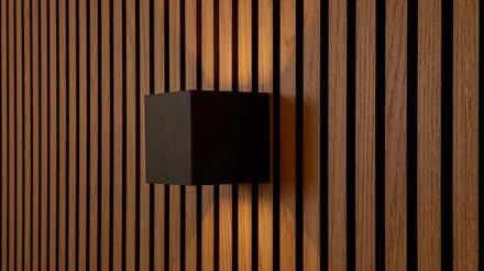 ter Hürne SilentDesign LivingWall Wandleuchte Eirik Cube schwarz Betaalbaar