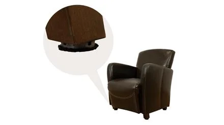Tijdelijk Beschikbaar ScratchNoMore Footclick 2 Large (44 mm) gerade Holz-&Kunststoffbeine ab ø25 mm(4Stk/Pack)