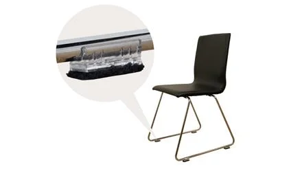 Seizoensaanbieding ScratchNoMore Chairfixx 14mm, abnehmbarer Stift für Freischwingern mit Rundrohr (4Stk/Pack)