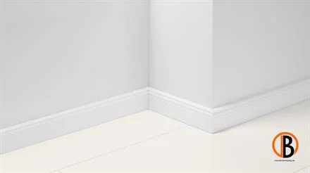 PARADOR Sockelleiste Hamburger Leiste HL 1 Uni Weiss Dekor D002 9016 Direct Beschikbaar