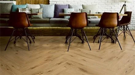Seizoensaanbieding ter Hürne Soya Eiche York Perform Synchronprägung Designvinyl Kurze Landhausdiele V-Fuge